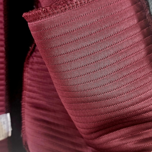 Old Navy Youth Kid US 14-16 Burgundy Black Full-Zip Jacket Back To School Fall - Picture 8 of 8